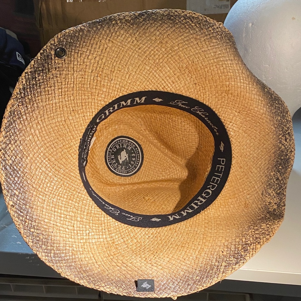 Peter Grimm Distressed Brown Bret Cowboy Hat - Picture 4 of 5